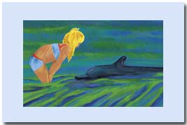 dolphin encounter card