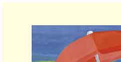 beach art greeting cards