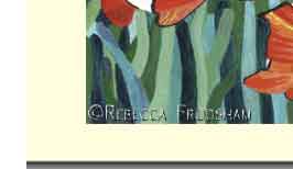 fish in ocean greeting card