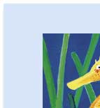 seahorse handmade greeting card