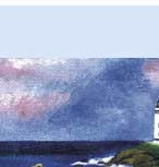 northern california lighthouse greeting card