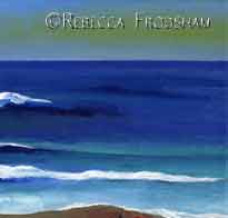 surfs up ocean art print